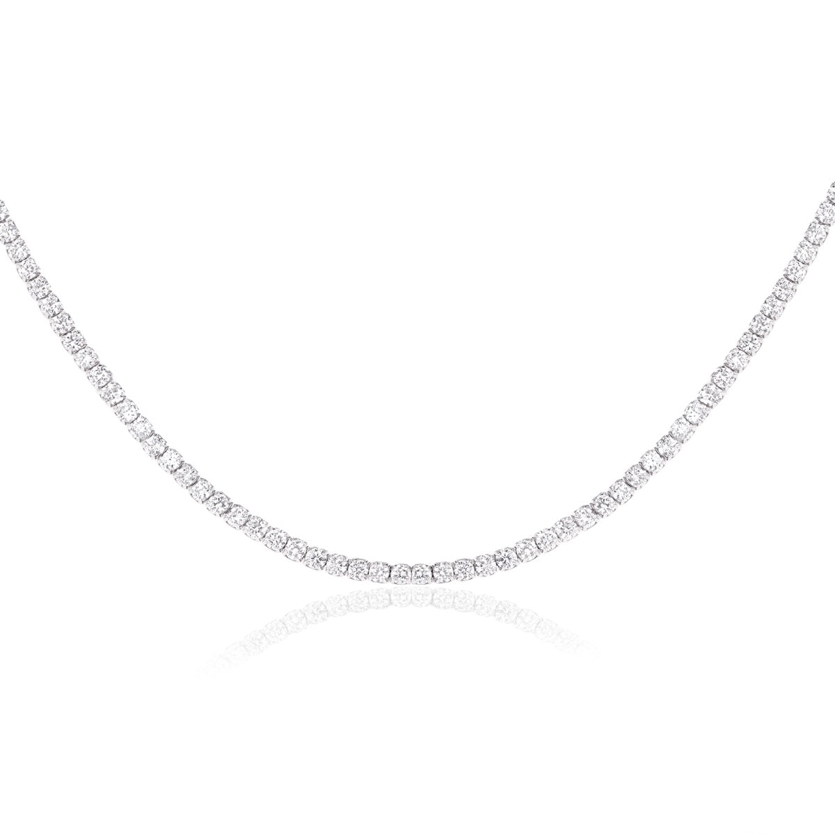 Halo Tennis Necklace