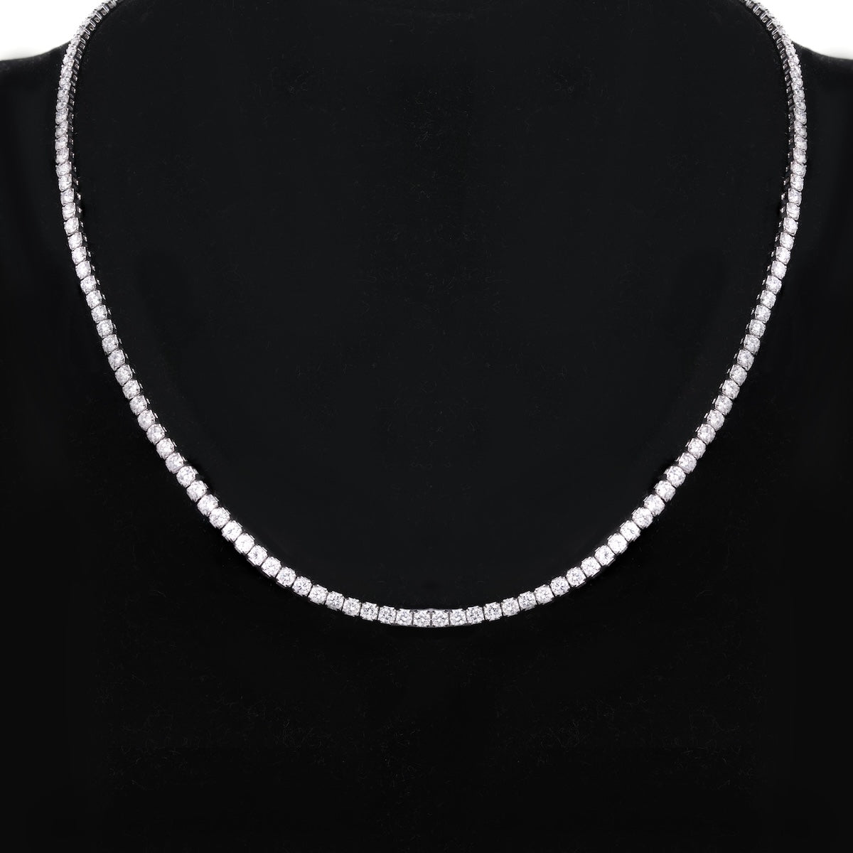 Halo Tennis Necklace